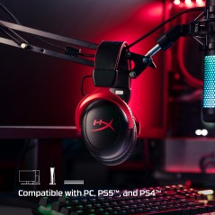 HyperX Cloud II Gaming Headset - Black Red | Immersive Sound & Ultimate Comfort